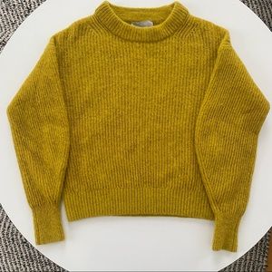 EVERLANE Oversized Alpaca Sweater in Golden Palm, size XS